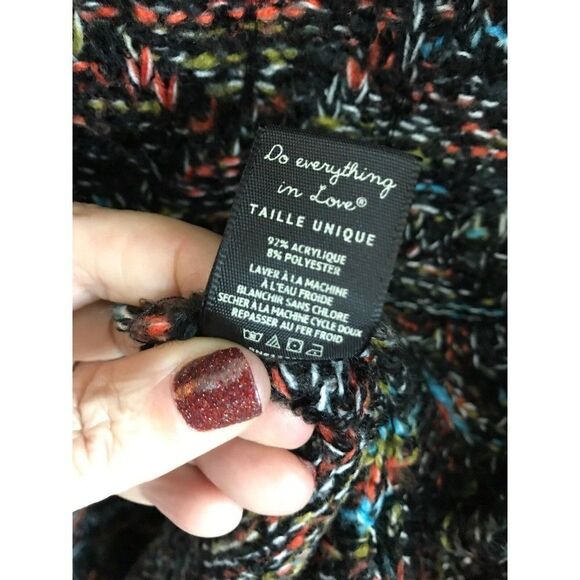 NEW Do Everything In Love Women Duster Cardigan One Size Multicolor Pockets Open - Picture 6 of 8